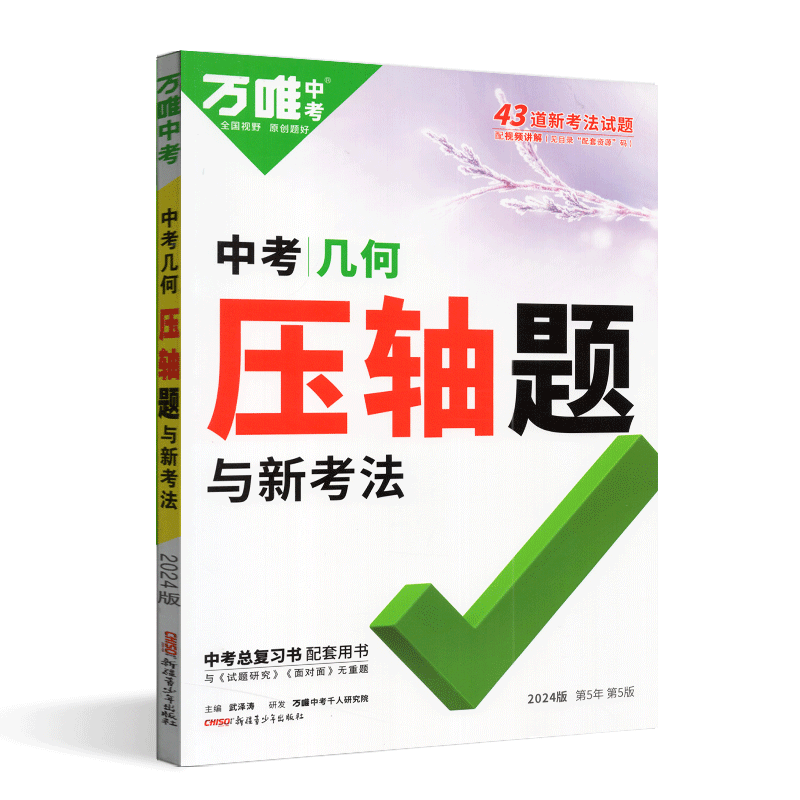 2026新版万唯中考数学压轴题几何初中数学几何模型专项训练初二初三八九年级数学压轴题真题试题精选研究中考数学总复习辅导资料