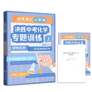 2023版中考满分必刷题决胜中考化学专题训练上初三中考化学复习真题强化训练专题突破练习压轴题策略解题方法与技巧