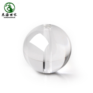 白水晶散珠子东海玛瑙宝玉石金发晶黑曜石手链串海蓝宝紫水晶单珠