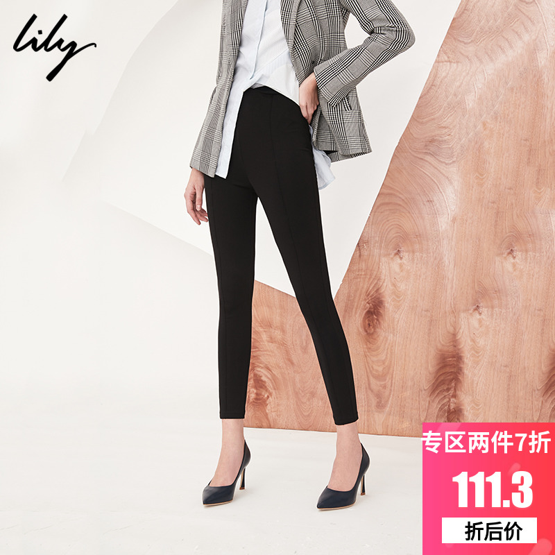 lily2018ÇïпîÅ®×°ÉÌÎñOLͨÇÚºÚÉ«ÏÔÊÝ´òµ×¿ã³¤ 118100CZ303