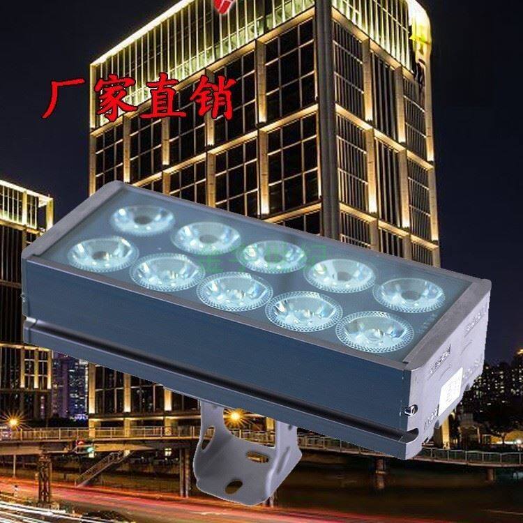 方形LED投光灯单颗聚光大功率射灯20W30W户外防水景观照树灯厂家