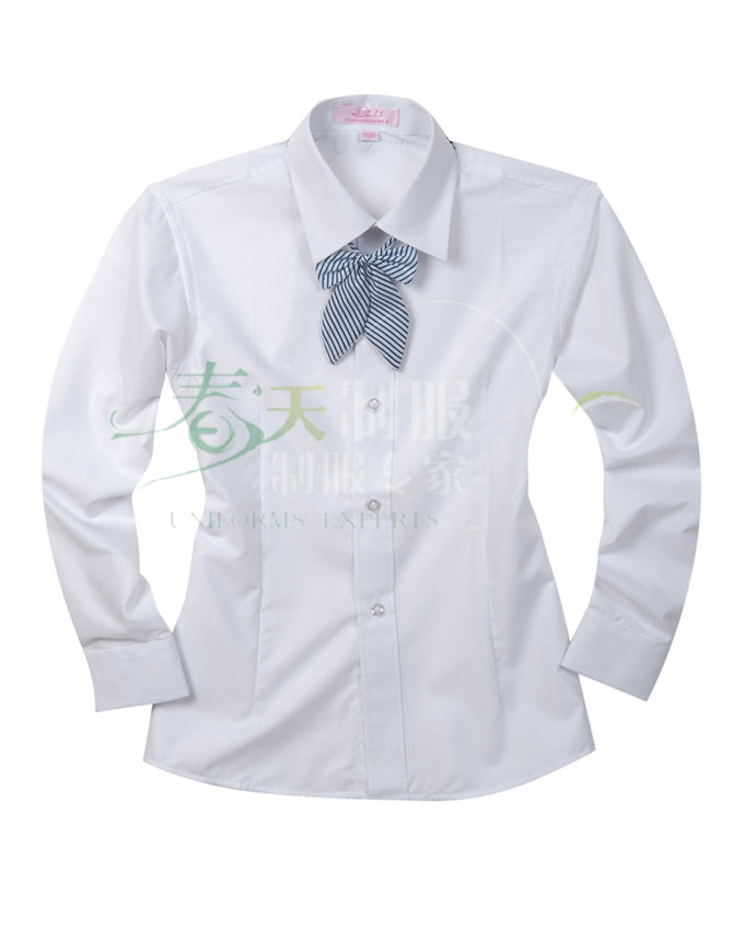 上班面试服务员工作服长袖