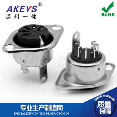 DSCT-5-19MA 端子5孔凸头母座5脚 大键盘插头MIDI五芯母接口头DIN