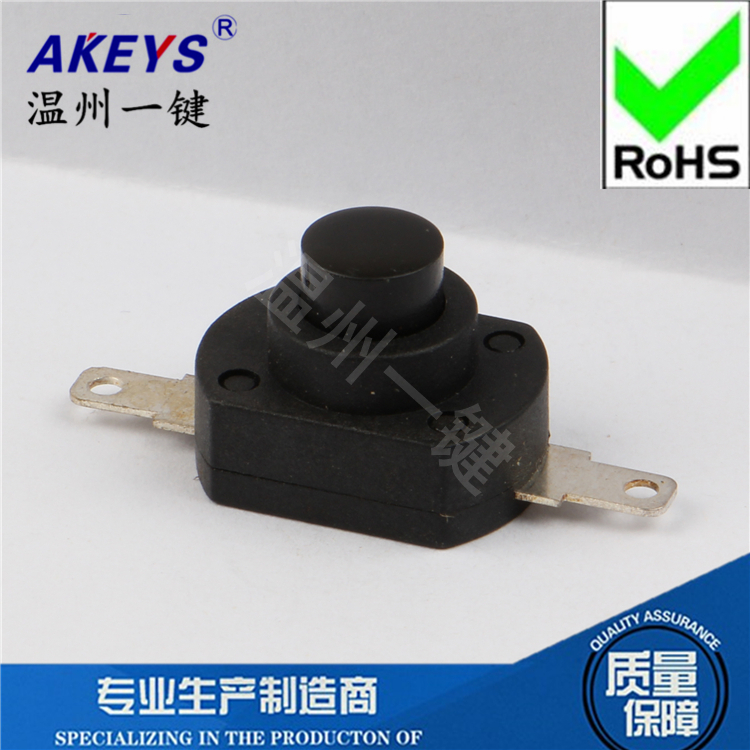 YT-1813-MK直台灯手电筒开关LG-09B一开一关PS-15A按钮自锁连接器