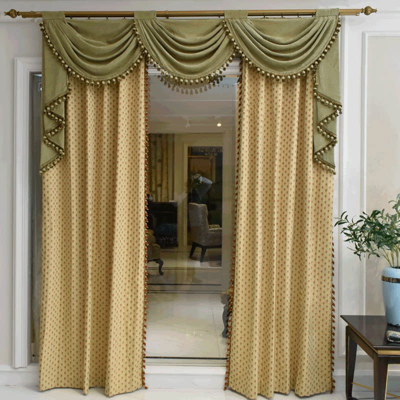 圣奇尼儿童房女孩房少女儿童美式乡村田园郁金香卧室窗帘加工定制