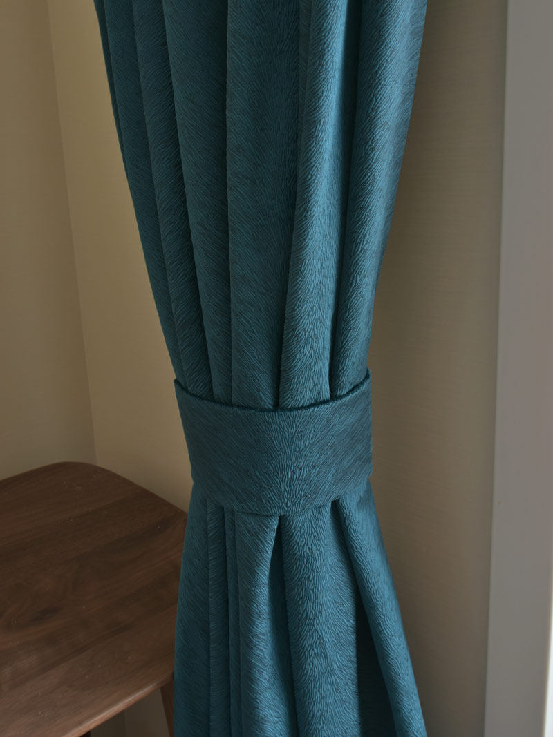 德国进口jab丝绒烫金棉绒北欧后现代轻奢孔雀绿遮光纹理窗帘客厅