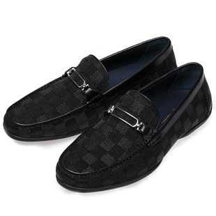 真皮套脚皮鞋 商务休闲豆豆鞋 男驾车255910294 2019春季 金利来男鞋