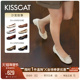 KISSCAT接吻猫 通勤不累脚软底浅口单鞋 沙发故事 超舒适平底单鞋