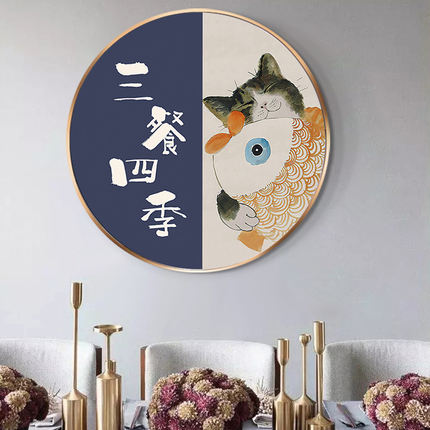 2024十字绣新款线绣客厅三餐四季餐厅画现代银杏叶卧室手工绣小件