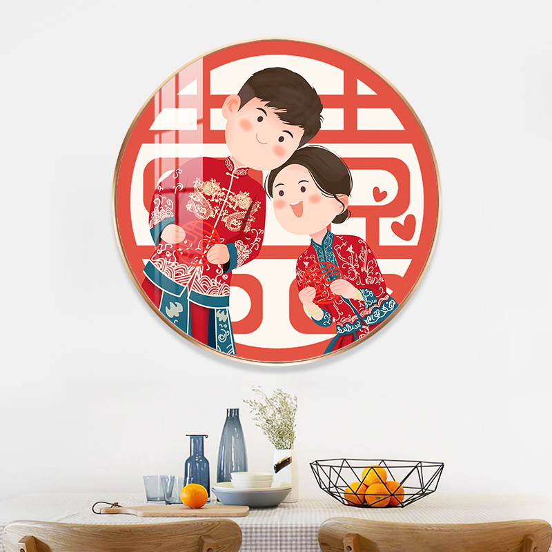 结婚十字绣2024新款客厅小件卧室新婚人物情侣画爱情喜庆婚礼系列