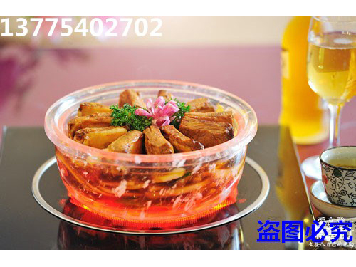 水晶鍋燒烤光波爐耐高溫透明烤魚(yú)