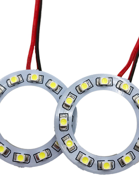 大灯雾灯 LED汽车天使眼光圈 3528 外径40mm 12SMD LED灯改装灯圈