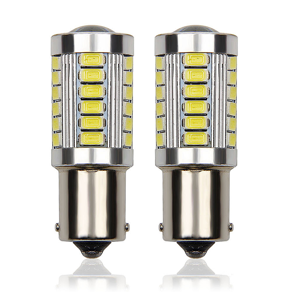 1157 1156 BAU15S 5630 5730 33SMD 汽车 LED 刹车 倒车 转向灯