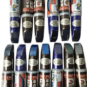 摩力蓝色系列汽车补漆笔 黑白红银灰蓝绿棕黄 车漆修复划痕修补笔