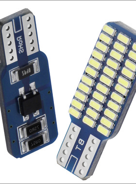 汽车解码LED W5W单面示宽灯后尾箱灯 牌照灯 T10 3014 33灯