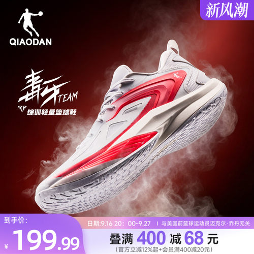 乔丹毒牙team男子轻量实战篮球鞋