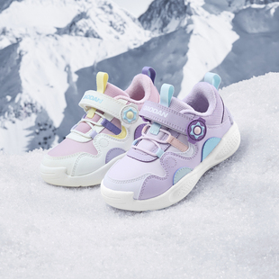 乔丹儿童鞋女童运动鞋加绒2026新款保暖防滑冬鞋幼儿园女宝宝鞋子