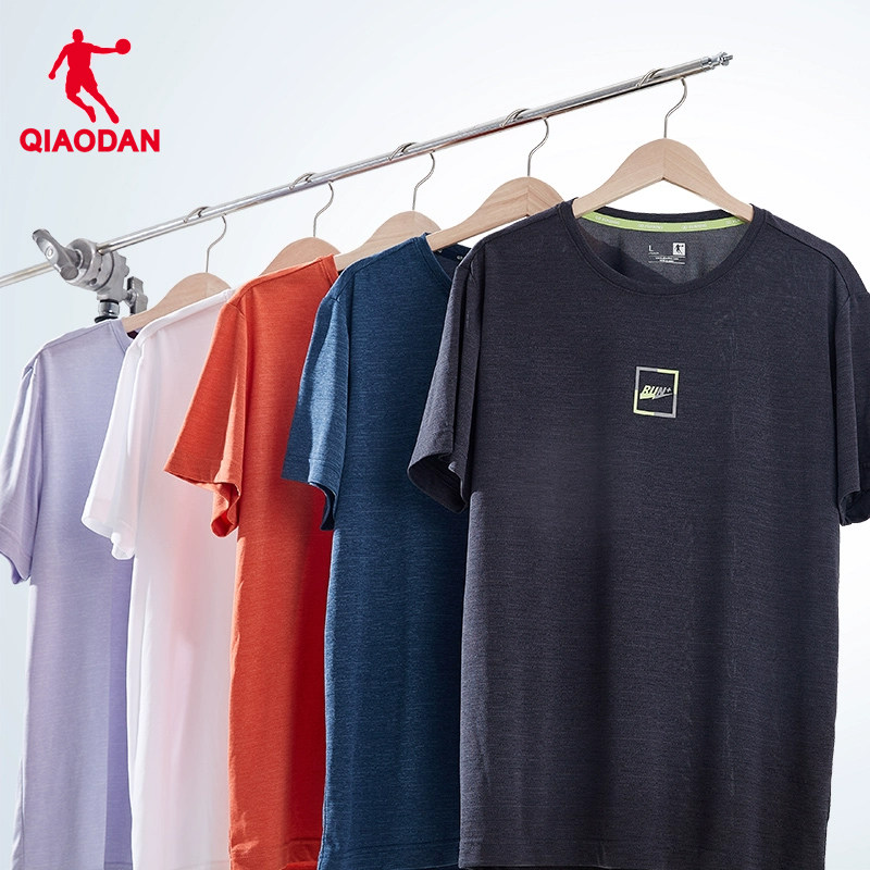 中国乔丹运动短袖男2025夏季新款半袖速干衣跑步健身体恤t恤男士