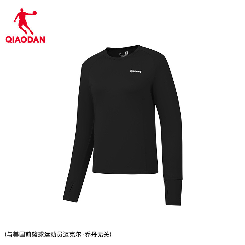 中国乔丹长袖T恤衫女舒适运动