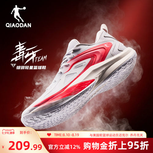乔丹毒牙team男子轻量实战篮球鞋