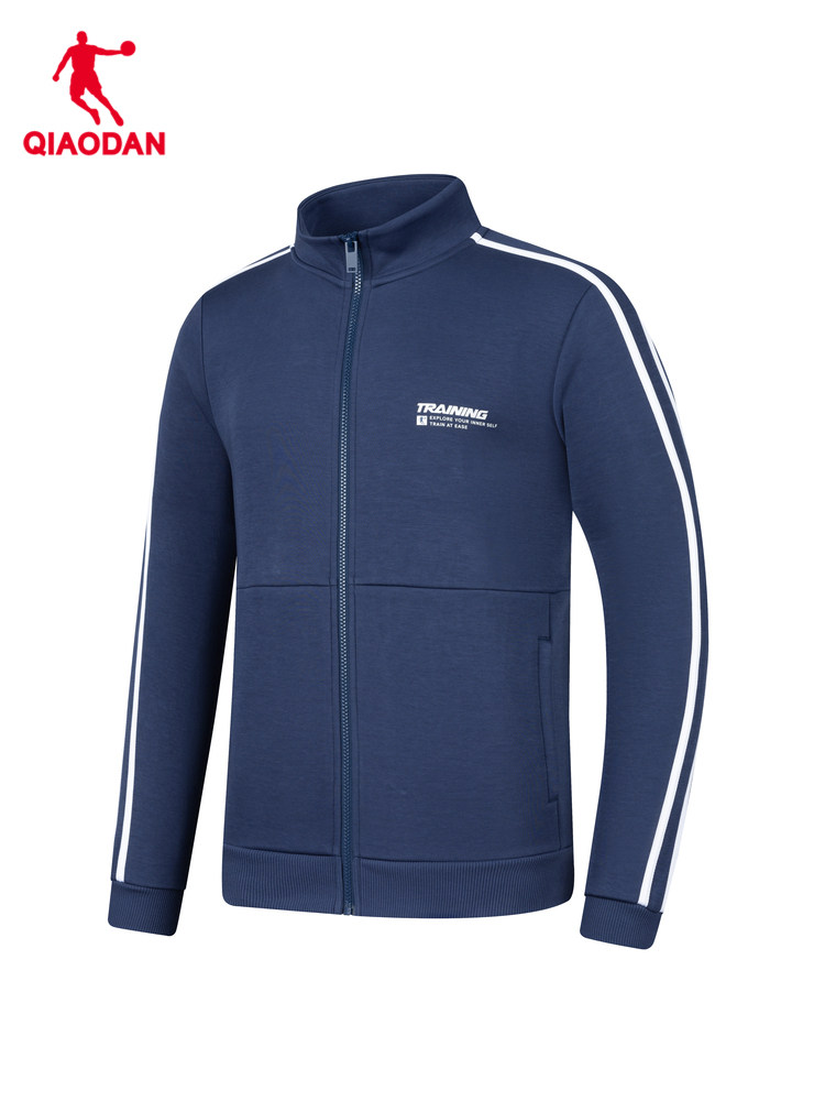 중국 조던 스포츠 긴 소매 남성 가을 겨울 쇼핑몰 통기성 캐주얼 다목적 니트 긴 소매 재킷