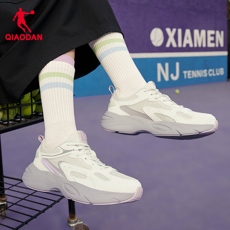 光环LITE乔丹运动鞋女跑步鞋夏季新款网面透气休闲鞋女增高老爹鞋