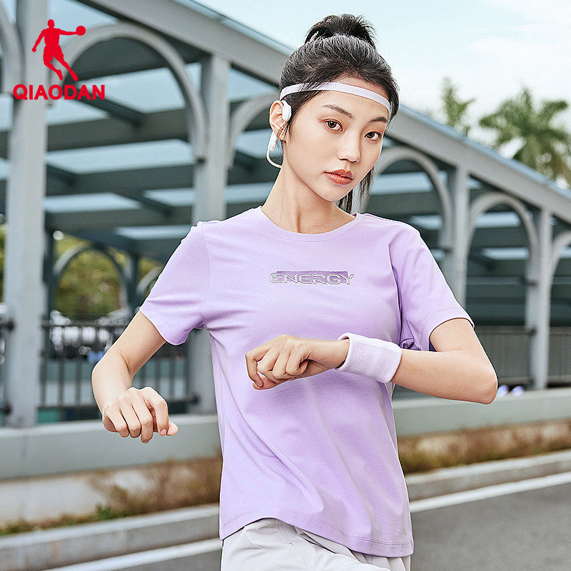 乔丹运动短袖T恤衫女2026春季新款轻薄透气跑步健身t恤印花上衣女,运动服/休闲服装,运动T恤,淘宝优惠券,粉丝福利购,淘宝优惠卷