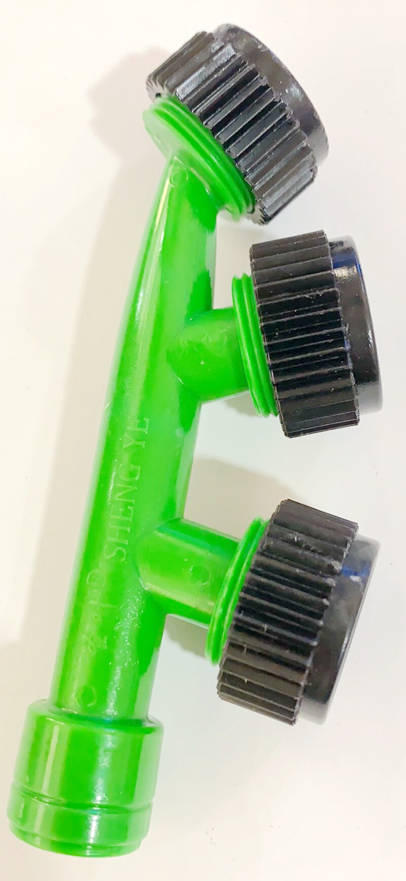 进口喷雾器扇形三头六孔喷雾头打药机细雾农用雾化喷头大出水