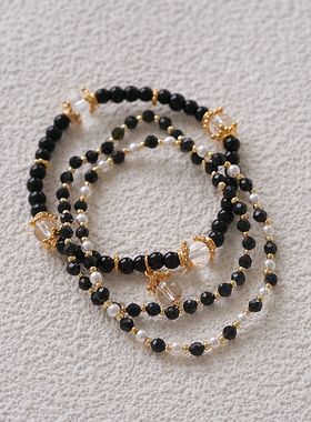 多层新中式手链串珠独特设计感