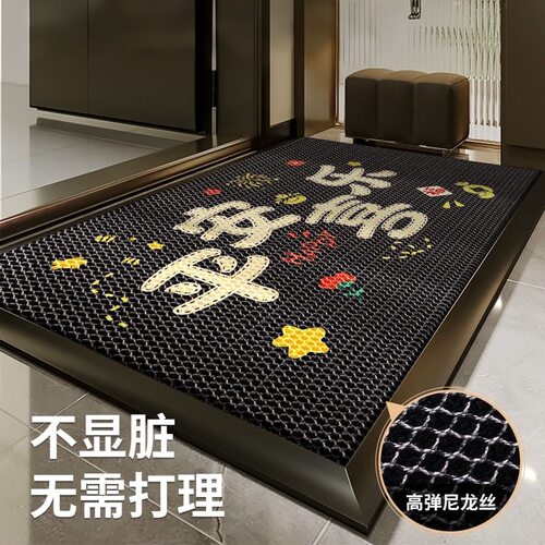 弹力王入户门地垫进门脚垫家用高端耐脏防滑门口地毯免洗家用门垫