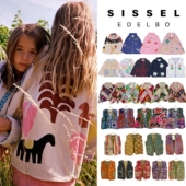 丹麦 儿童复古撞色古布刺绣绗缝外套棉马甲 24新款 SISSEL EDELBO