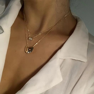 windsor小众设计 Matata零烦恼闪钻锁骨链ins极简项链 品牌Hakuna