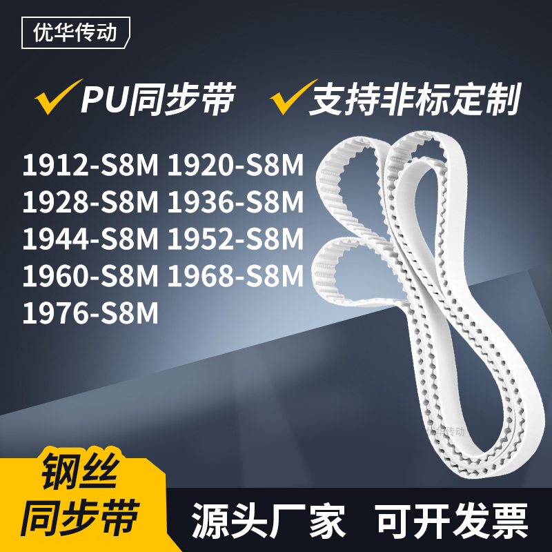 同步皮带920S8M1928193619441952196019681976-S8M传动轮带同步带