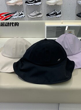 斯凯奇2026年四季百搭男女旅行宽沿速干抗紫外线遮阳帽子P226U008