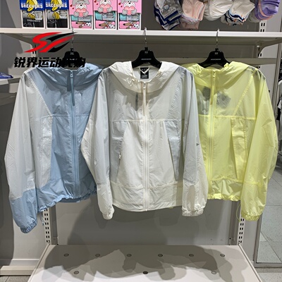 斯凯奇女夏季防晒连帽宽松外套