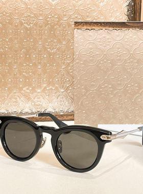 圆形小框复古风男女款遮阳墨镜