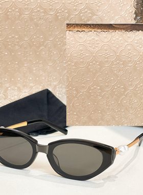 时尚猫眼小框遮阳墨镜男女款素颜
