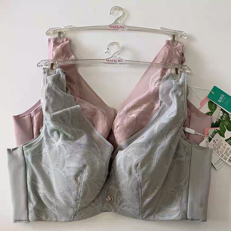 水中花821625女士软钢圈薄模杯四排扣BC罩杯文胸侧收副乳调整内衣