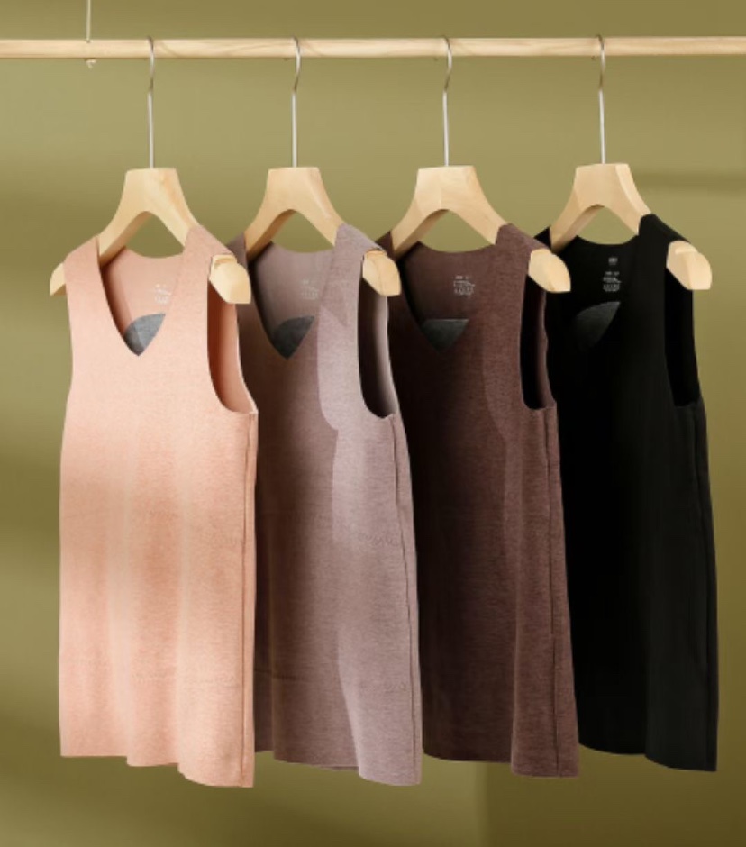 清仓特价水中花60010双层加厚保暖背心暖宫护腰