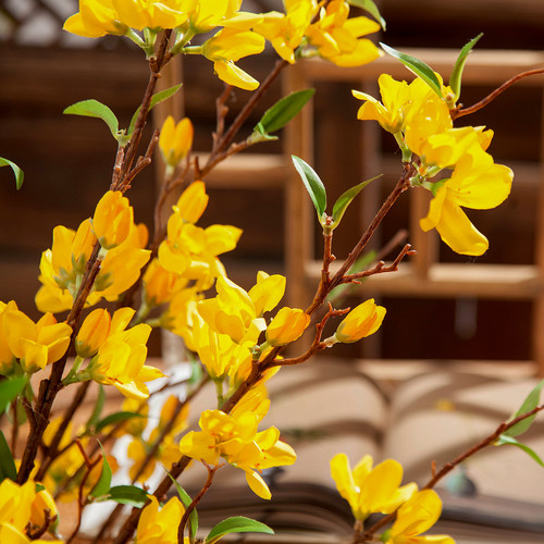 迎春花仿真花高级感逼真黄色中式