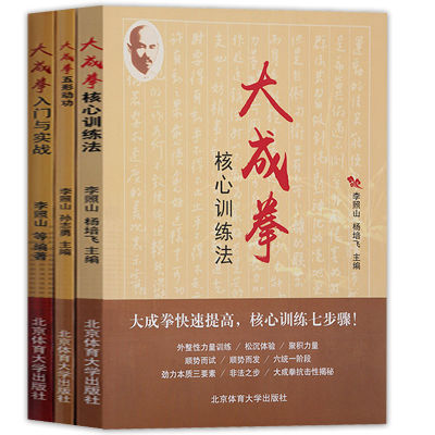 武术书籍3本】大成拳五形动功大成拳核心训练法大成拳入门与实战大成拳全三册运动健身养生书籍武功体育运动太极武术气功书籍