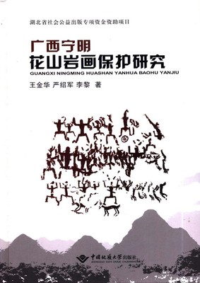 广西宁明花山岩画保护研究 王金华 严绍军著 中国地质大学出版社 精装铜纸