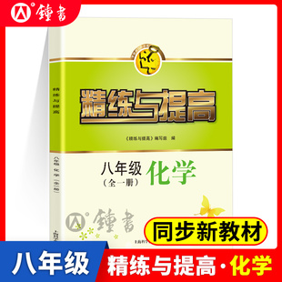 精练与提高化学八年级全一册附答案 与新教材同步8年级第一学期第二学期上海教材配套使用课后习题初中中学教辅上海科学普及出版社