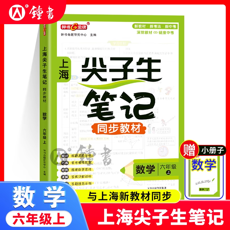 上海尖子生笔记六年级上册数学