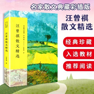 名家散文典藏彩插版汪曾祺散文精选 葡萄月令/胡同文化/四方食事/人间草木汪曾祺散文集语文课外阅读书籍长江文艺出版社