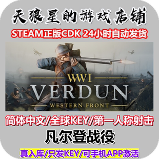 STEAM/凡尔登战役/Verdun/全球key/中文/第一人称射击/一战