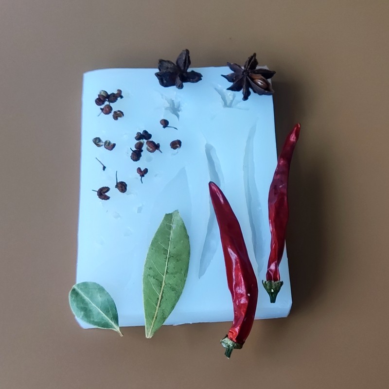 Silikon qəliblər dəsti — şokolad, mousse tort və ətirşah üçün