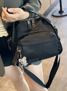 轻便休闲包包女2025新款高级百搭牛津布女士斜挎包单肩手提包超火