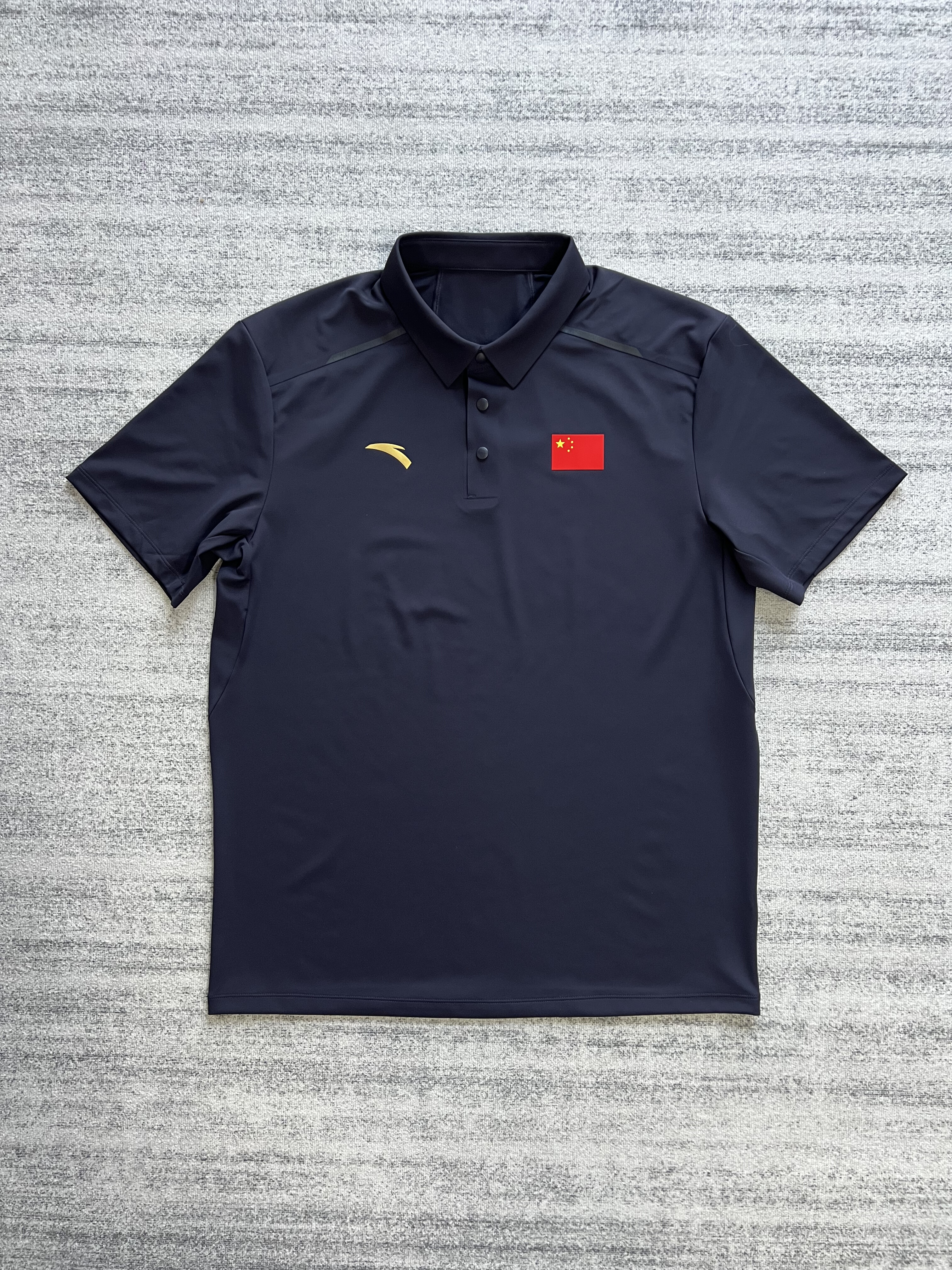 ANTA安踏2026赞助中国国家队短袖POLO衫运动员官员POLO国服0104