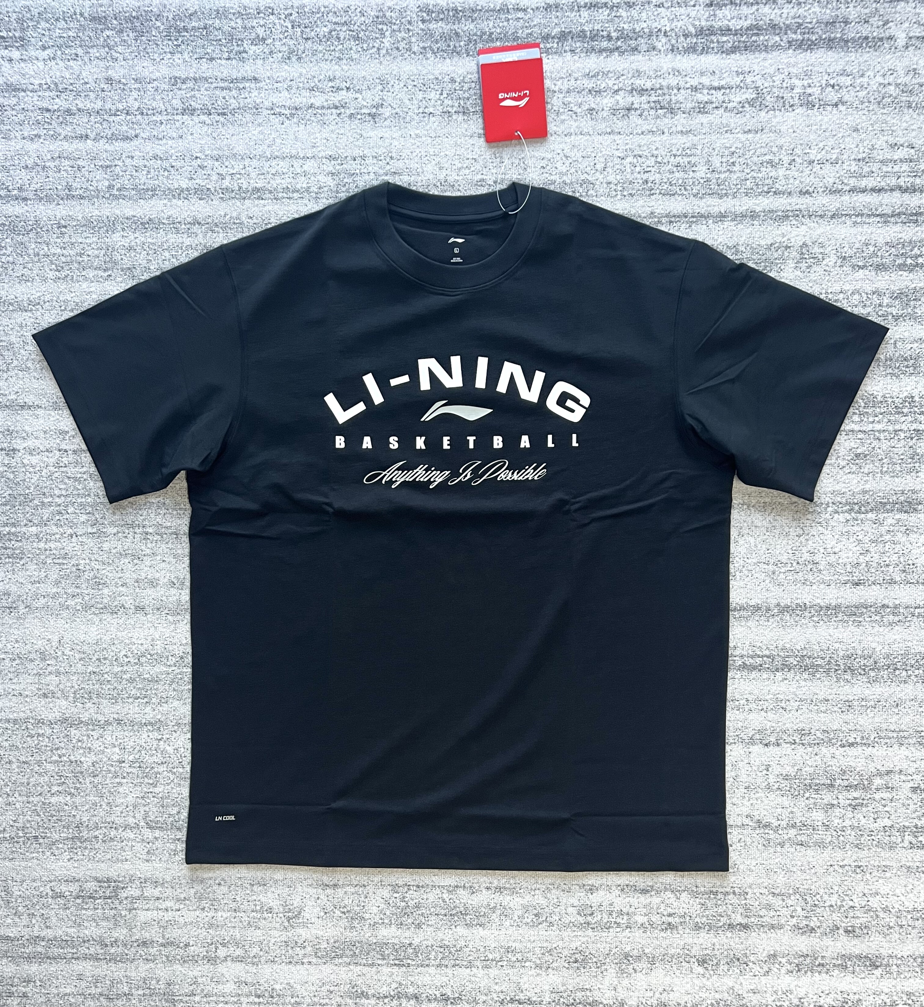 李宁赞助CBA新款篮球投篮训练服运动速干短袖体恤男士篮球训练服